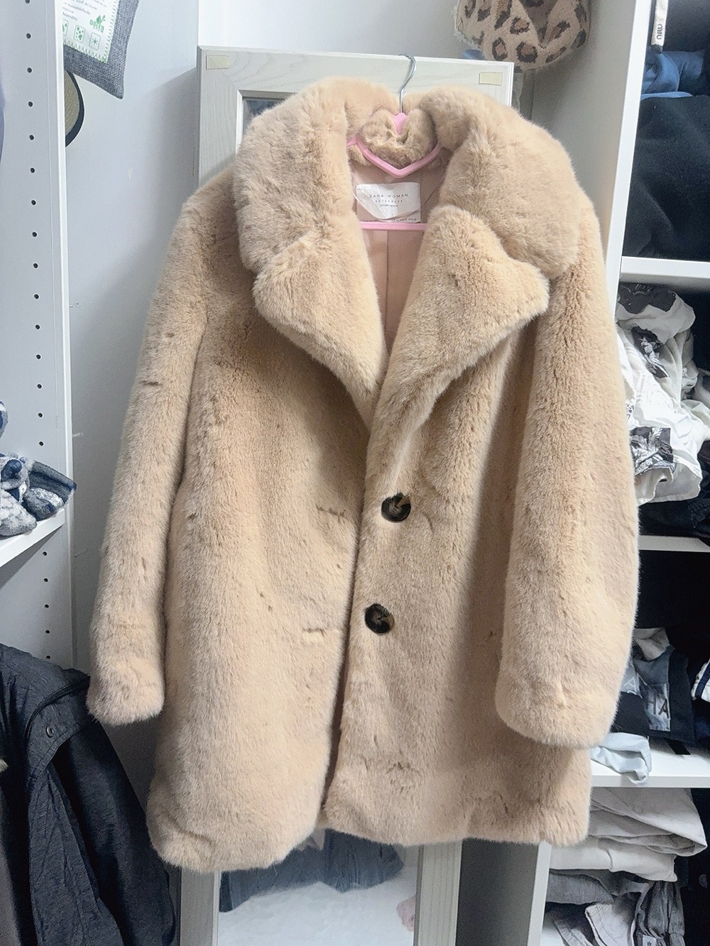 Zara Faux Fur Coat